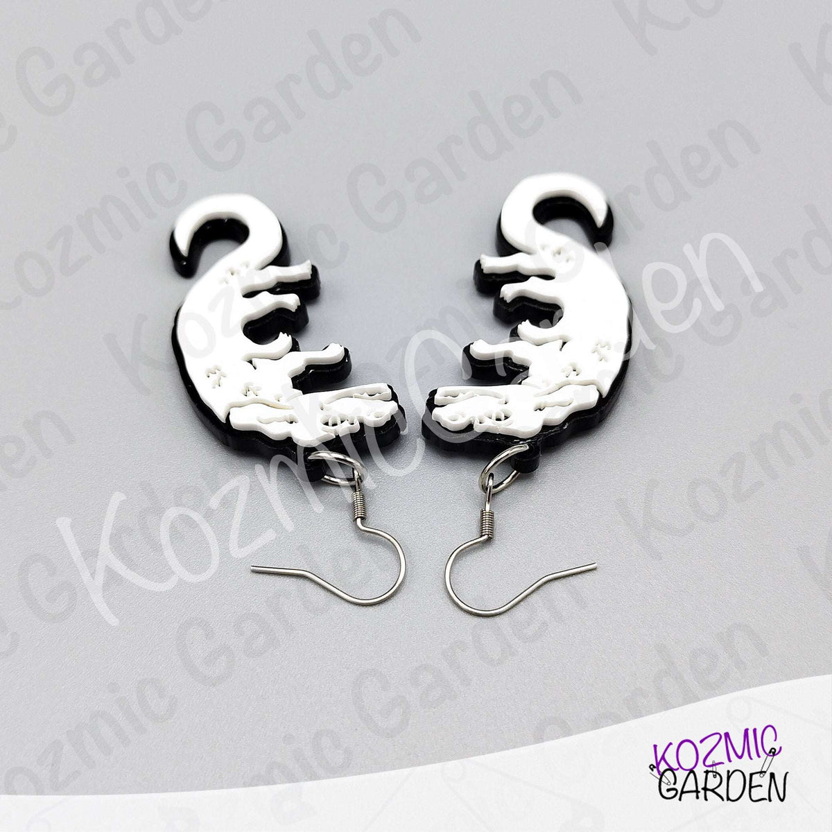 Falkor Earrings | Neverending Story Laser-Cut Dangles