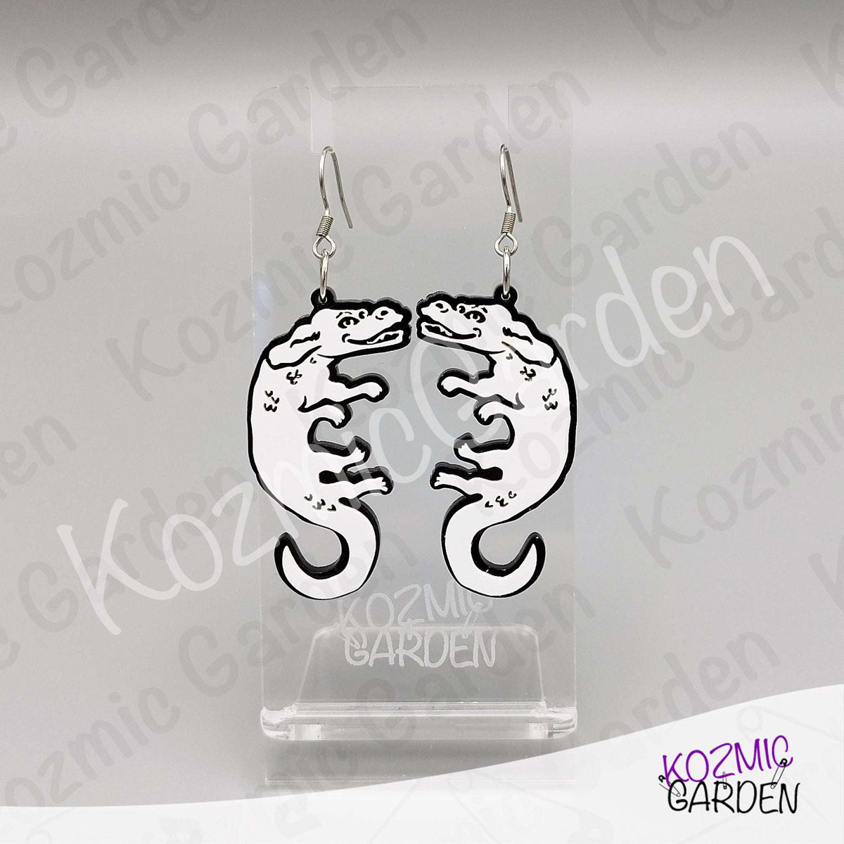 Falkor Earrings | Neverending Story Laser-Cut Dangles
