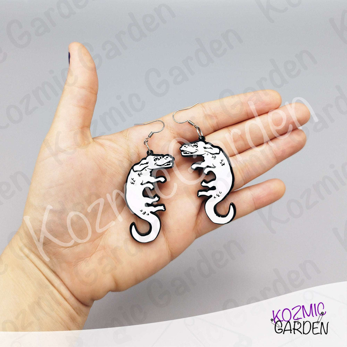 Falkor Earrings | Neverending Story Laser-Cut Dangles