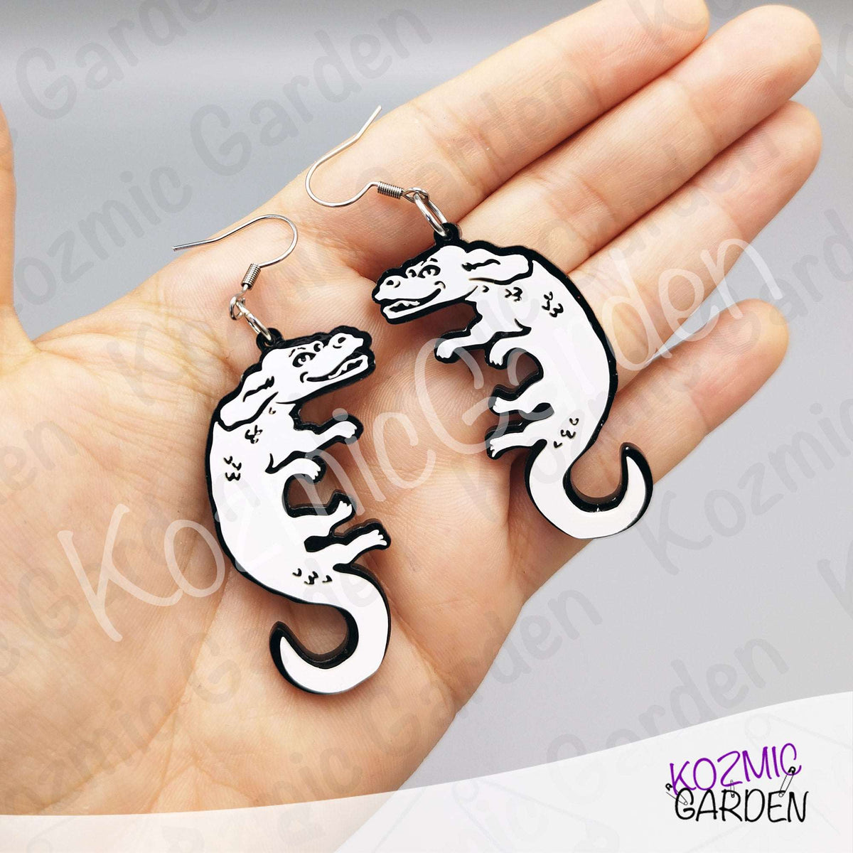 Falkor Earrings | Neverending Story Laser-Cut Dangles