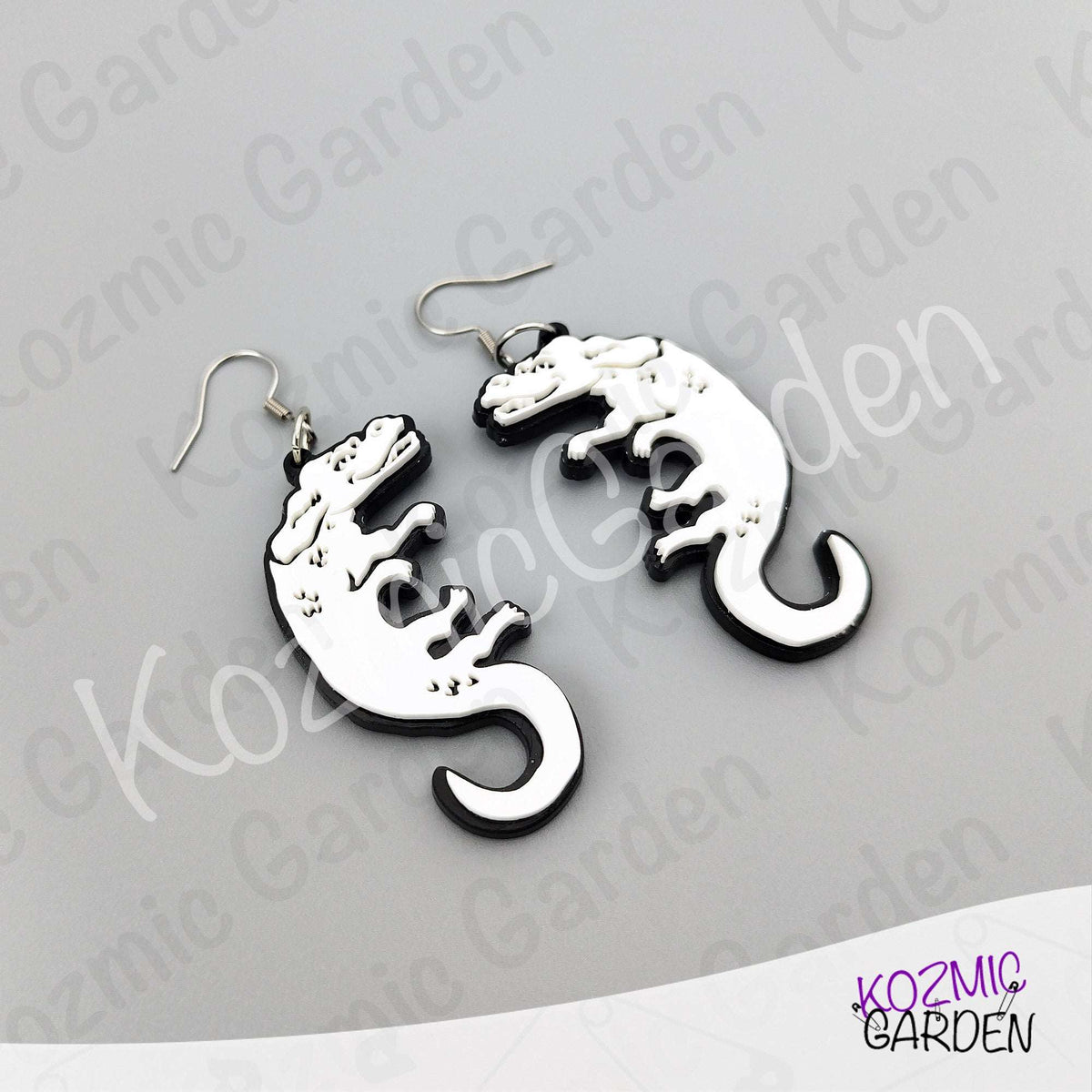 Falkor Earrings | Neverending Story Laser-Cut Dangles