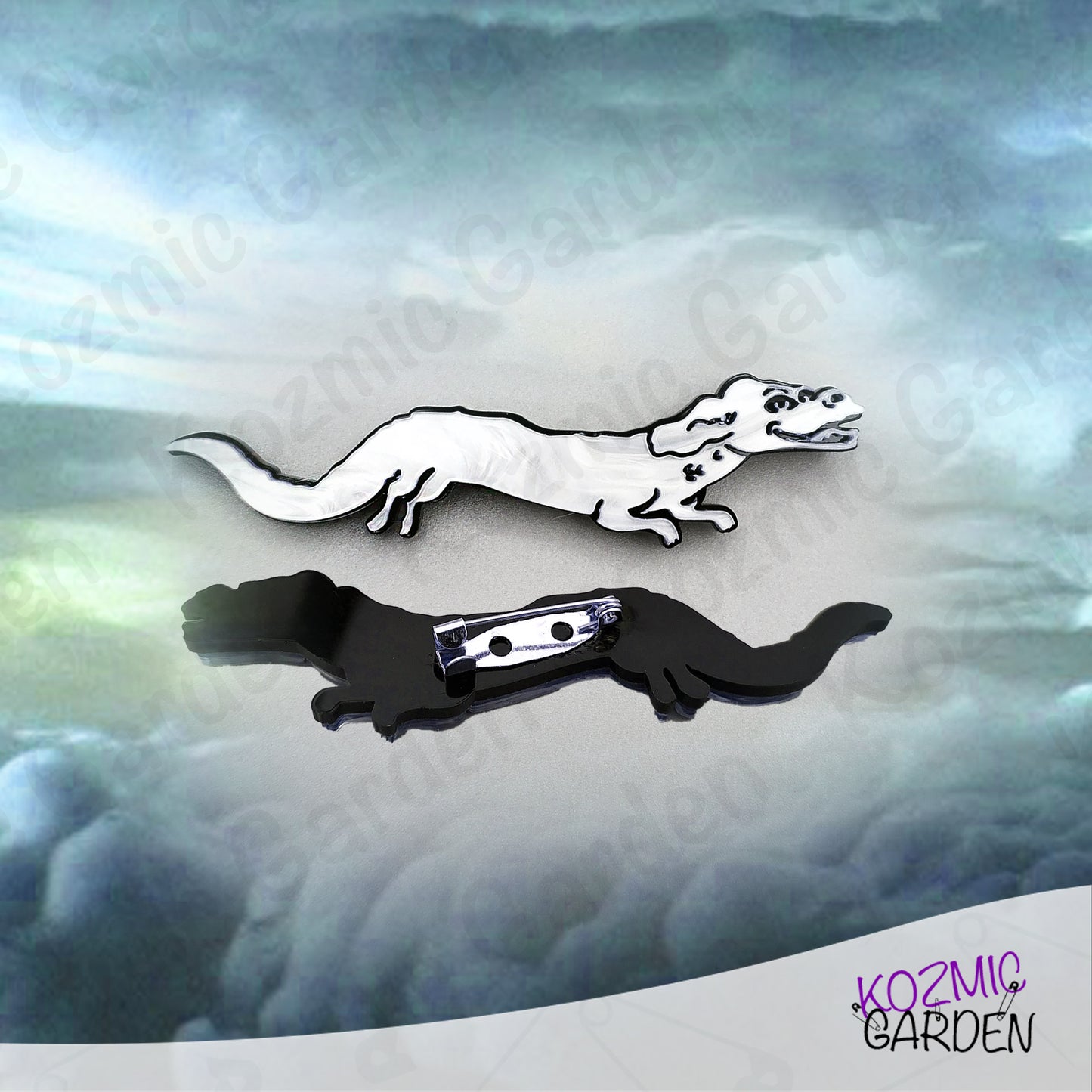 Falkor Brooch – The NeverEnding Story 80s Movie Jewelry – Fun Nostalgic Fantasy Accessory