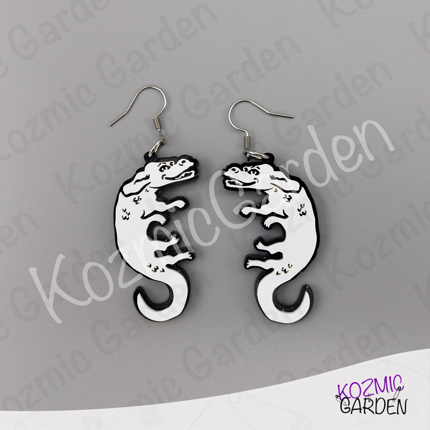 Falkor Earrings | Neverending Story Laser-Cut Dangles