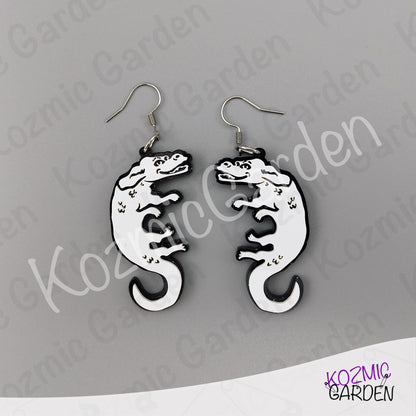 Falkor Earrings | Neverending Story Laser-Cut Dangles