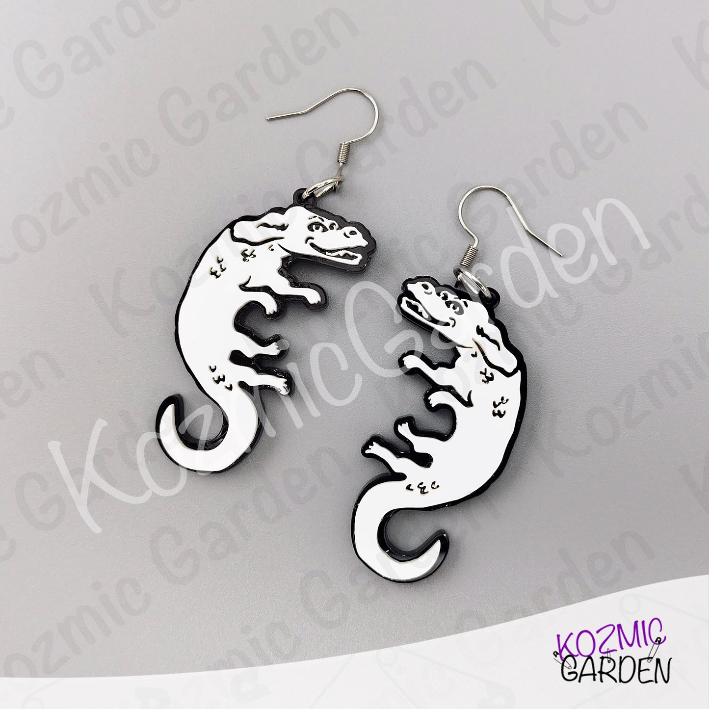 Falkor Earrings | Neverending Story Laser-Cut Dangles