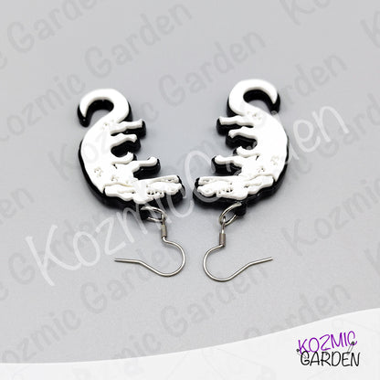 Falkor Earrings | Neverending Story Laser-Cut Dangles