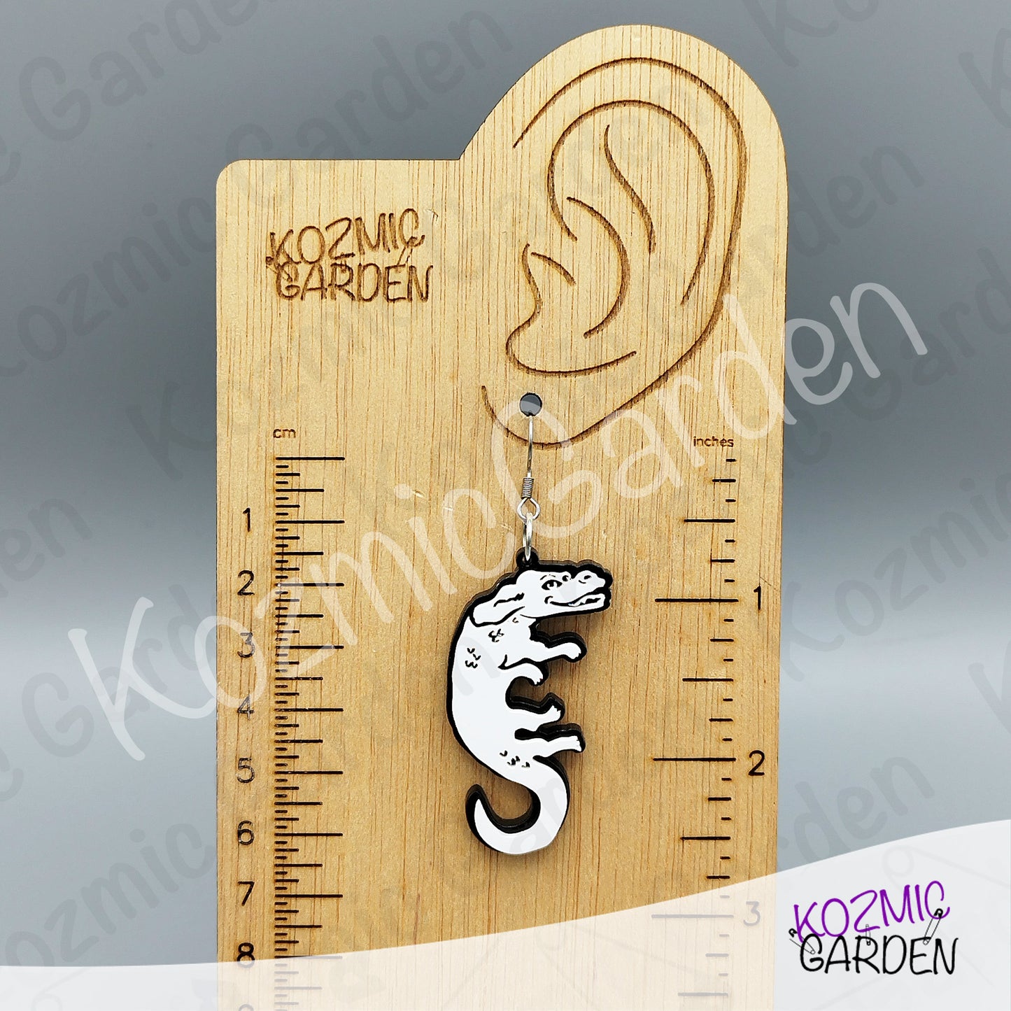 Falkor Earrings | Neverending Story Laser-Cut Dangles