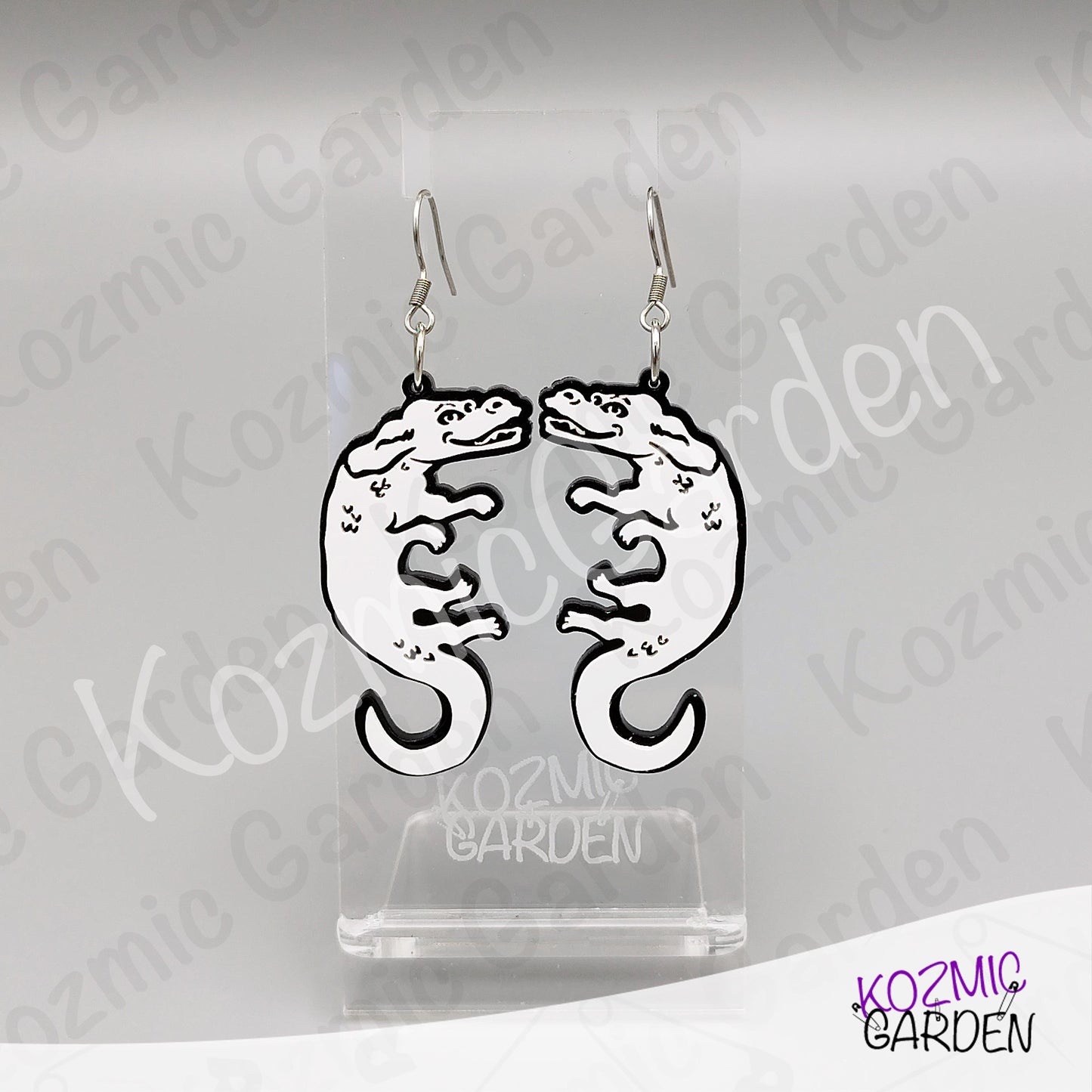 Falkor Earrings | Neverending Story Laser-Cut Dangles