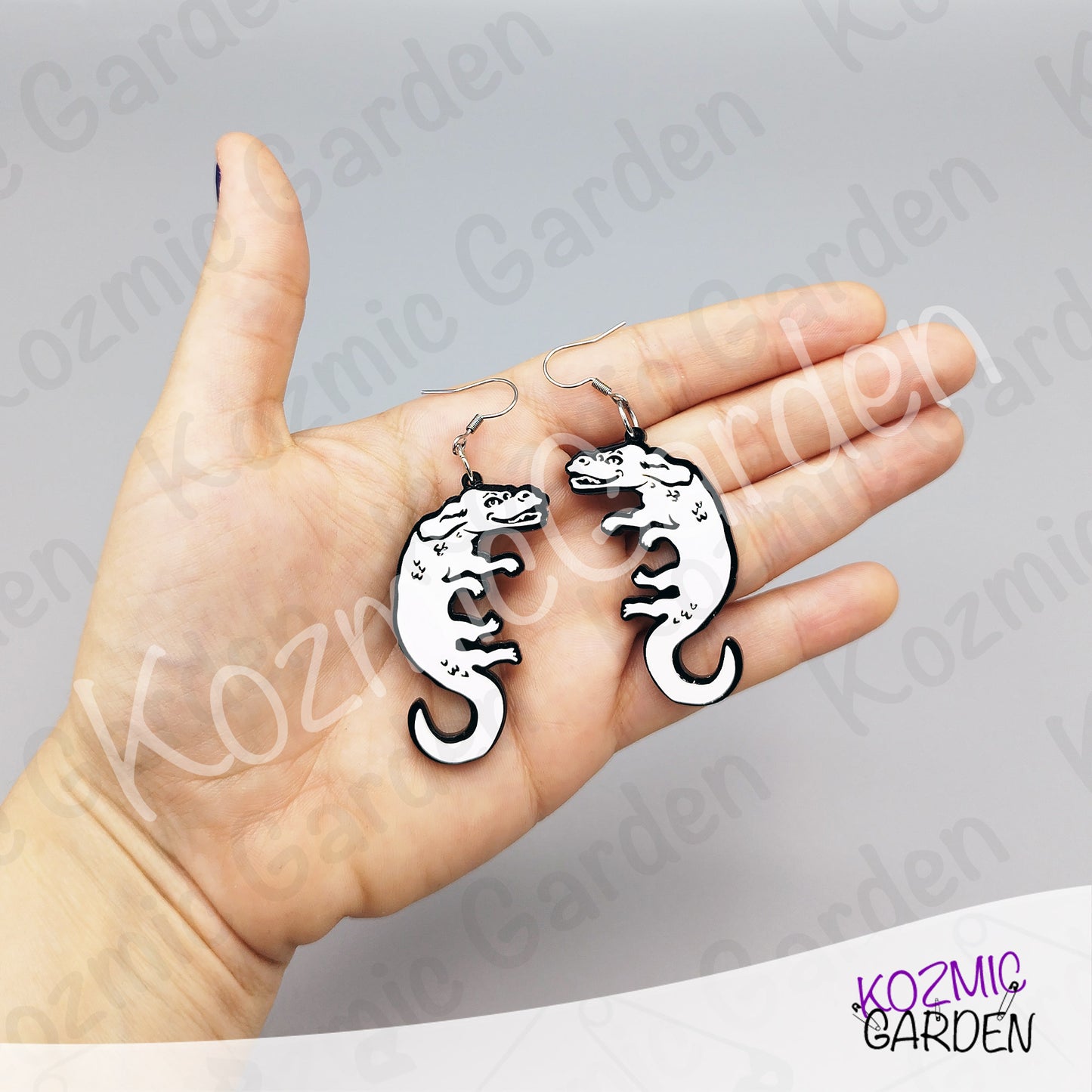 Falkor Earrings | Neverending Story Laser-Cut Dangles