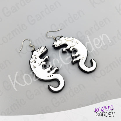 Falkor Earrings | Neverending Story Laser-Cut Dangles