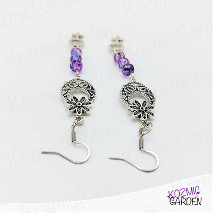 HIPPY FEMINIST EARRINGS - Embrace your inner flower child!