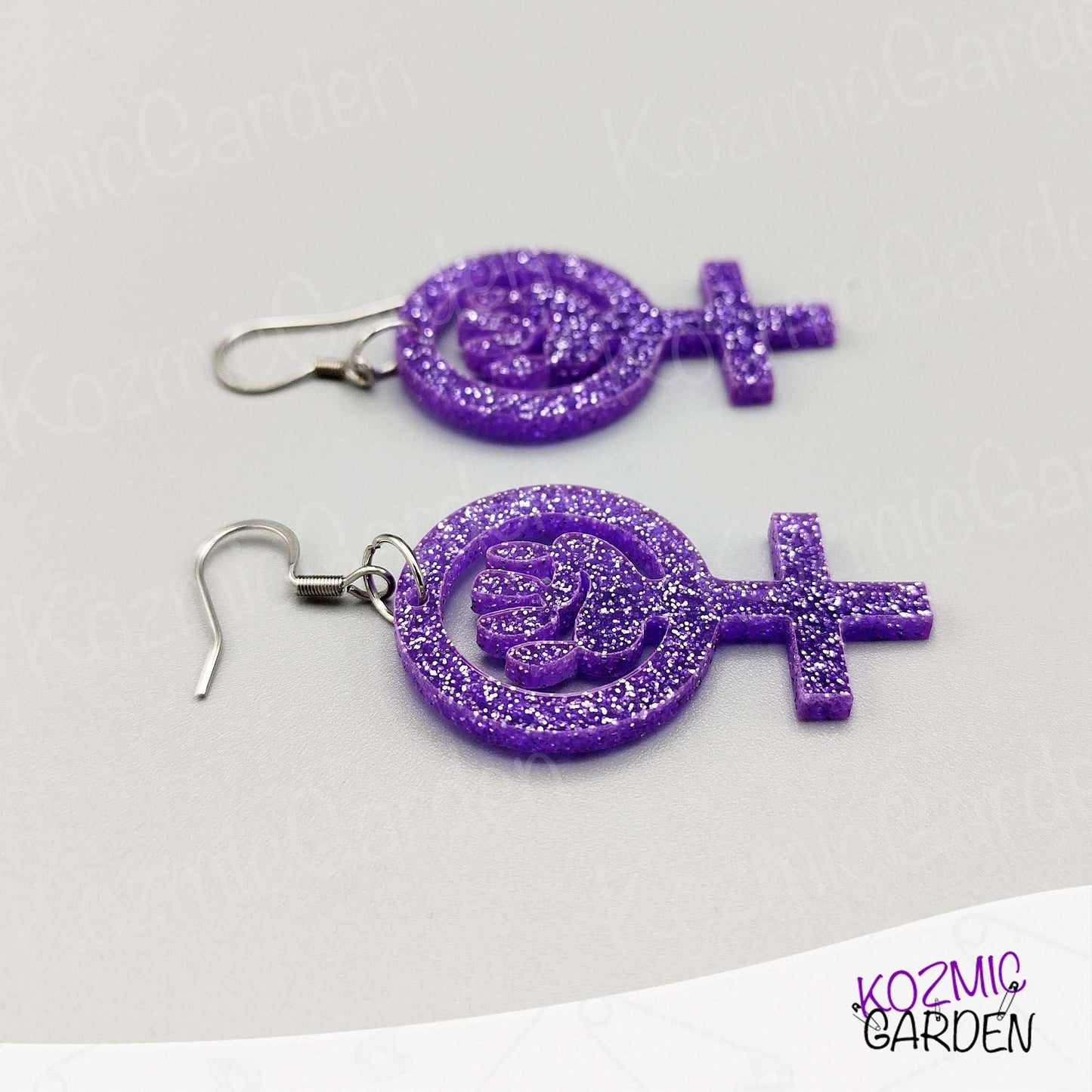 FEMINIST FIST SYMBOL EARRINGS - Wear Your Rights Proudly