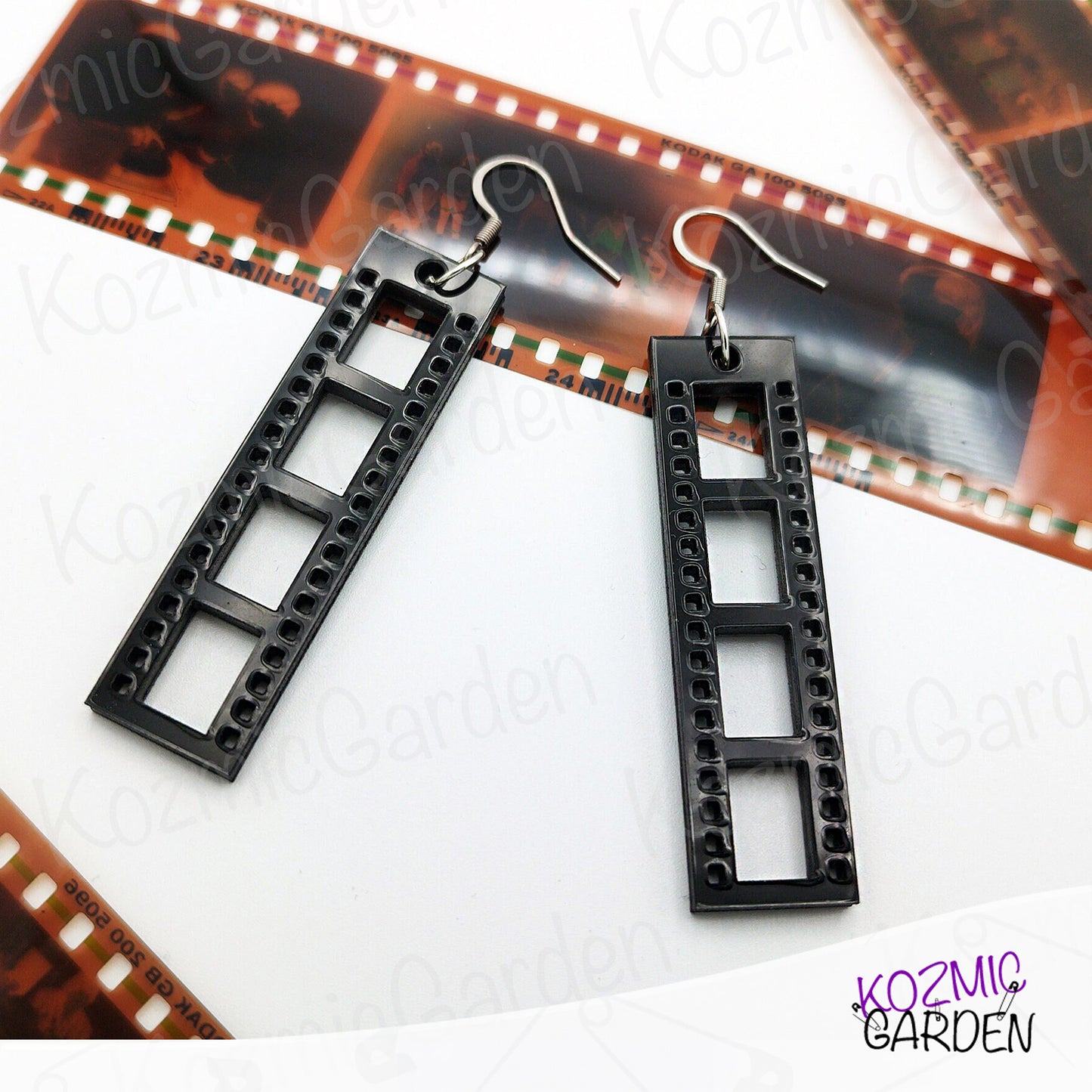 FILM STRIP EARRINGS | Capture the Magic of Cinema!