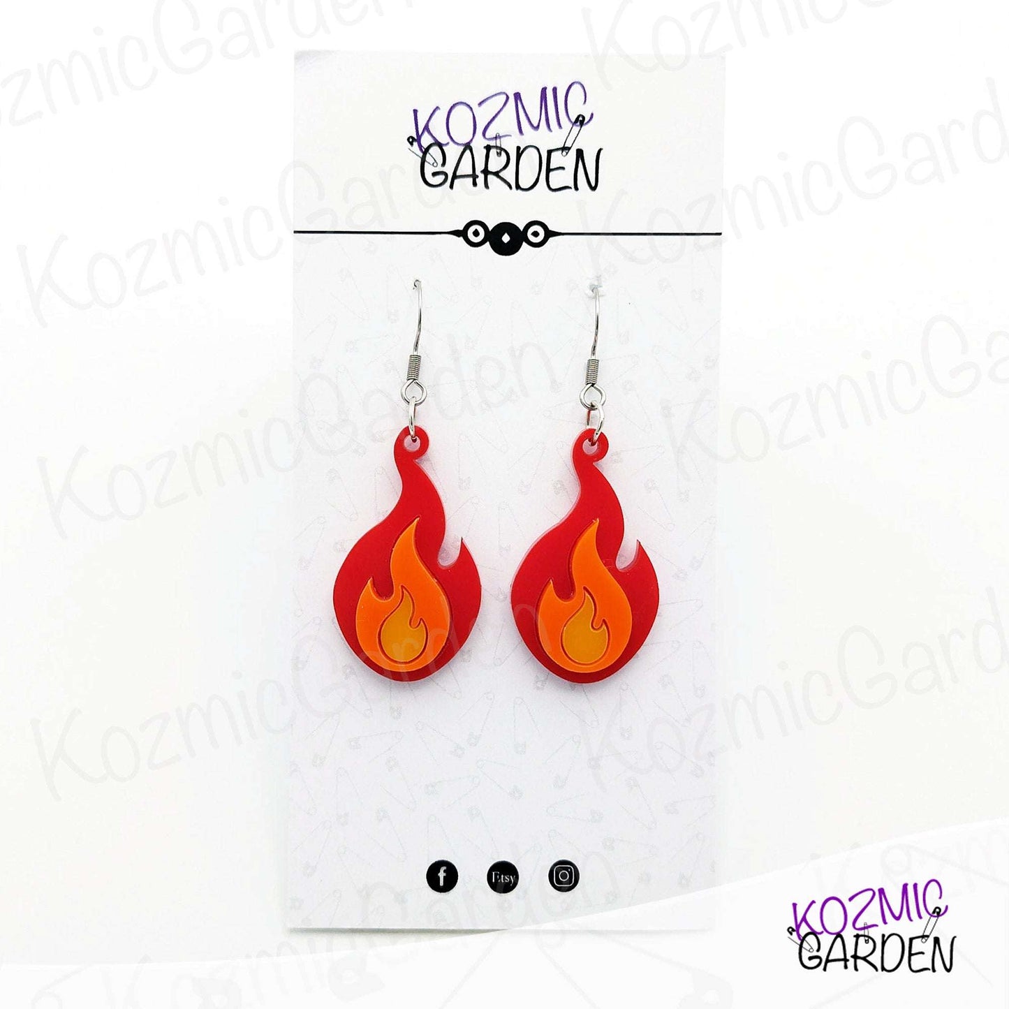 FIRE EARRINGS | Ignite Your Style!