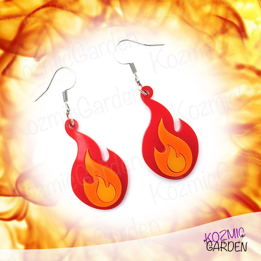 FIRE EARRINGS | Ignite Your Style!