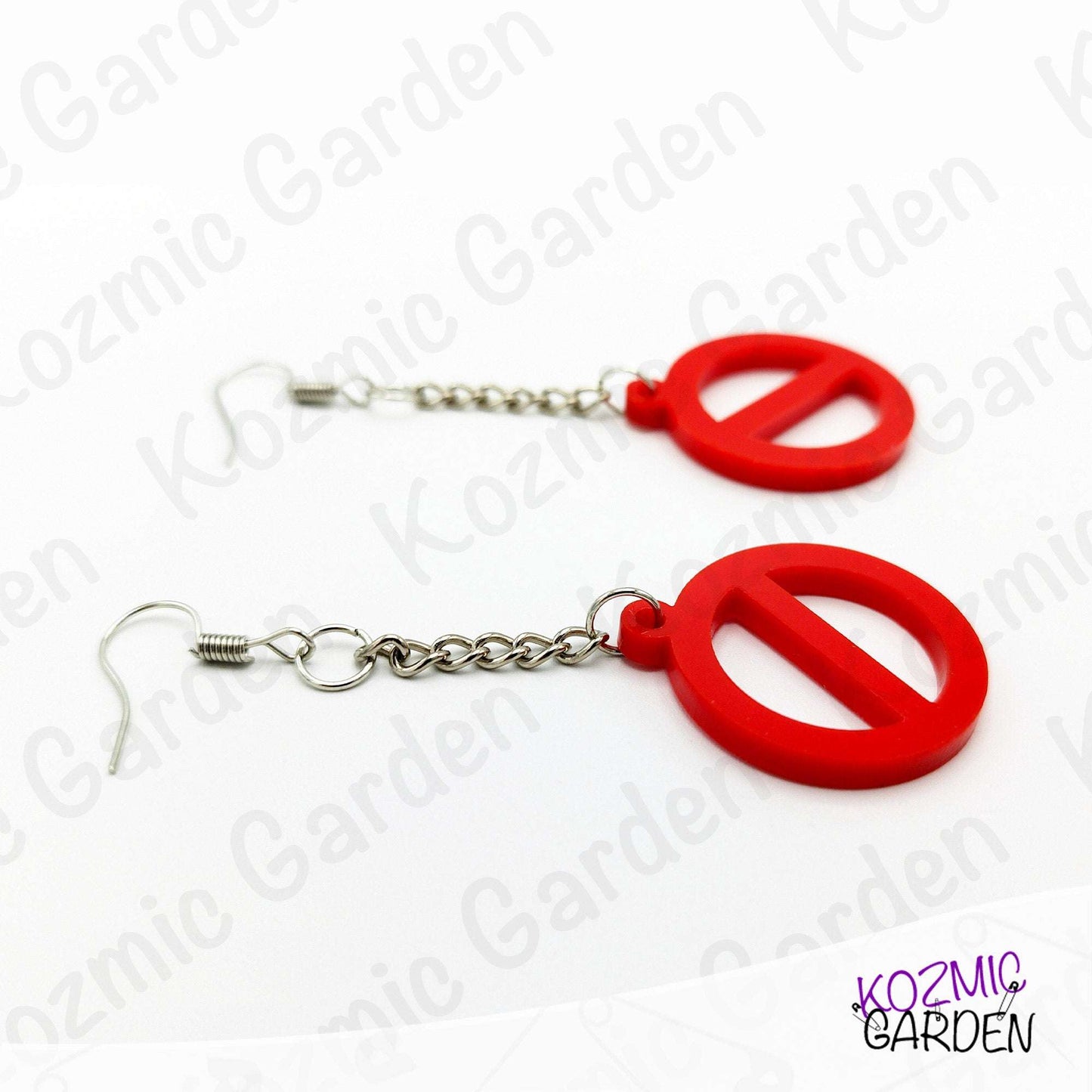 Forbidden Traffic Sign Earrings | Let your rebellious spirit shine!