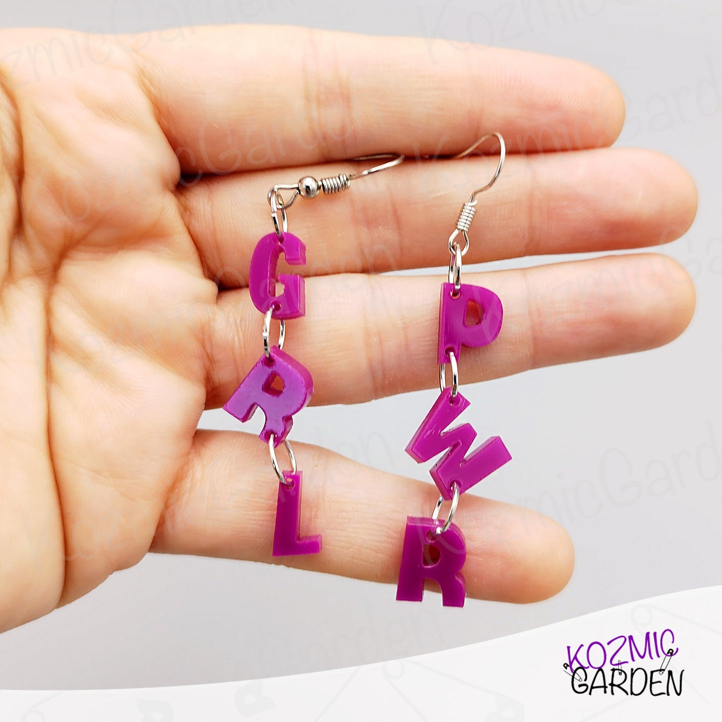 GIRL POWER EARRINGS - Wear Your Message Loud!