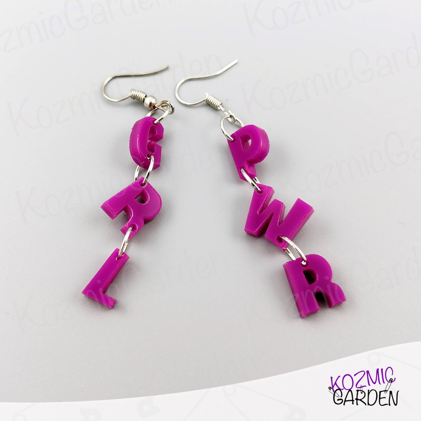 GIRL POWER EARRINGS - Wear Your Message Loud!