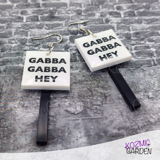 GABBA GABBA HEY EARRINGS | We accept you as one of us!