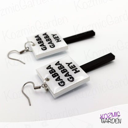 GABBA GABBA HEY EARRINGS | We accept you as one of us!