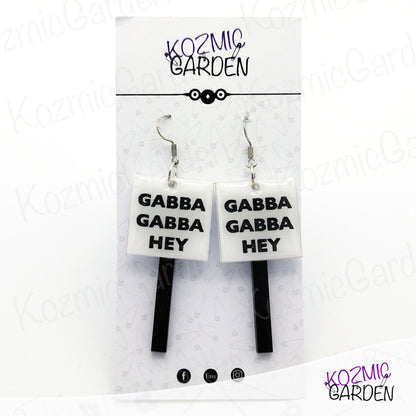 GABBA GABBA HEY EARRINGS | We accept you as one of us!