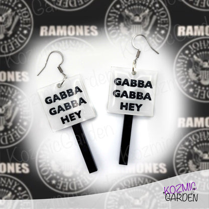 GABBA GABBA HEY EARRINGS | We accept you as one of us!