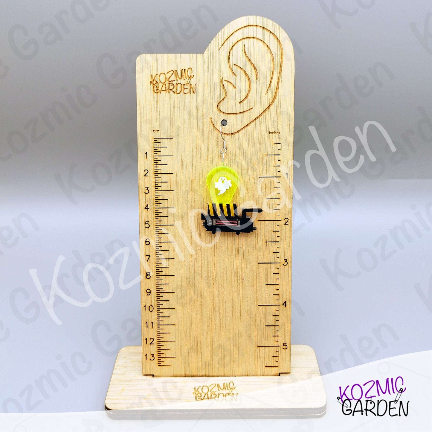 Ghostbusters Trap Earrings – Acrylic Ghost Trap Pendant