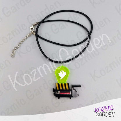 Ghostbusters Trap Earrings – Acrylic Ghost Trap Pendant