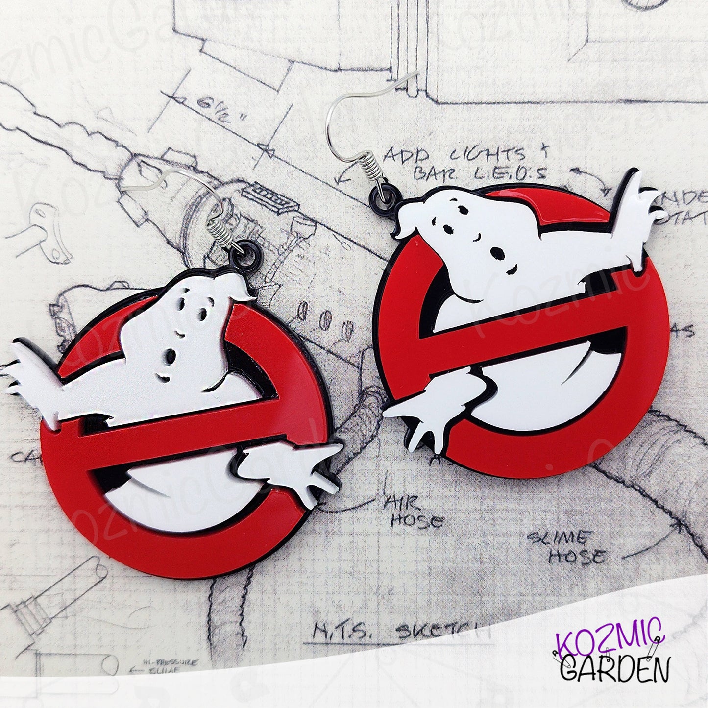 GHOSTBUSTERS EARRINGS | Who are you gonna call?