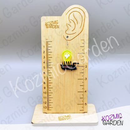 Ghostbusters Trap Earrings – Acrylic Ghost Trap Pendant