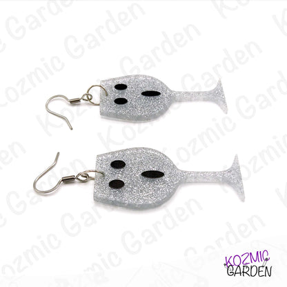 Enchanting Goblet Ghost Earrings