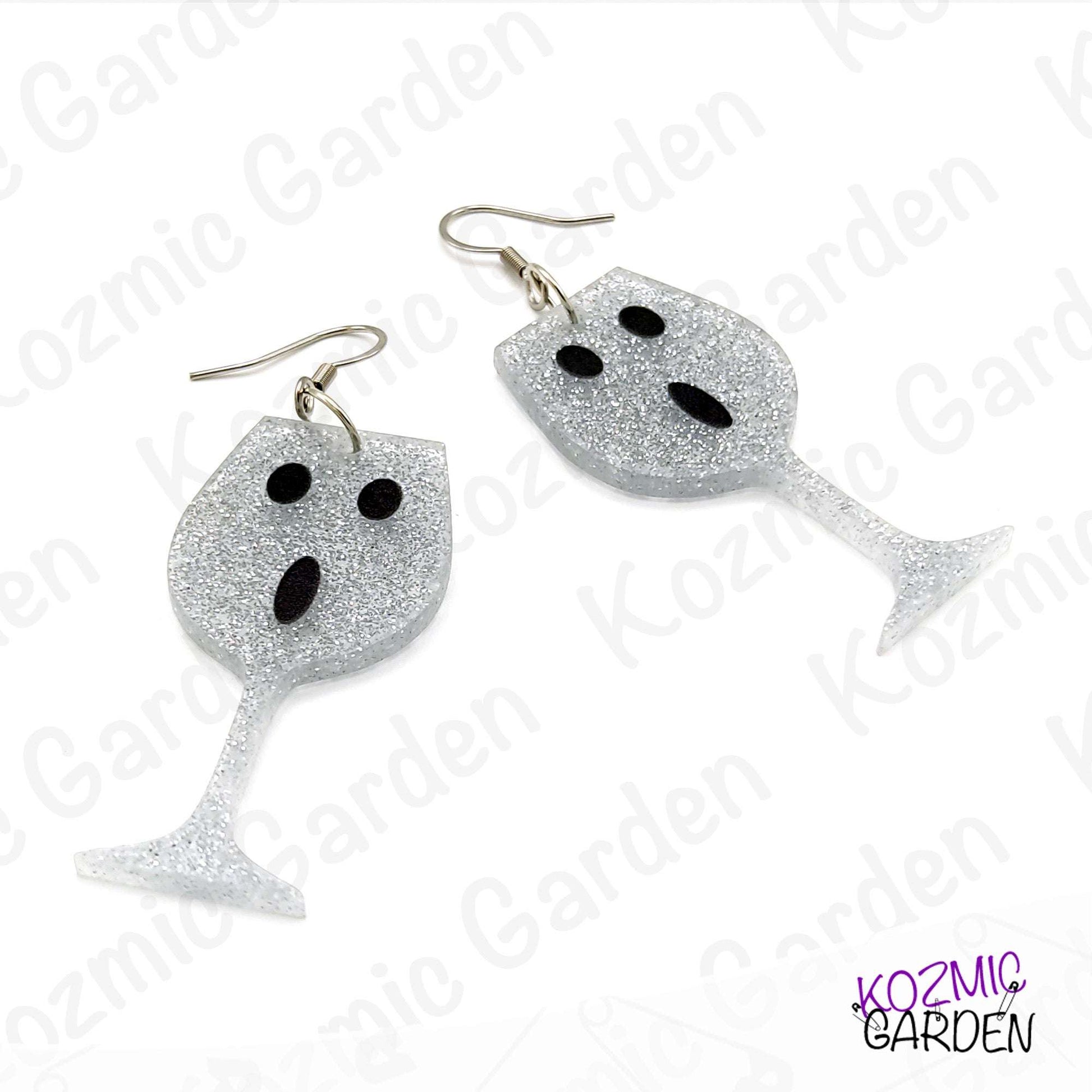 Enchanting Goblet Ghost Earrings