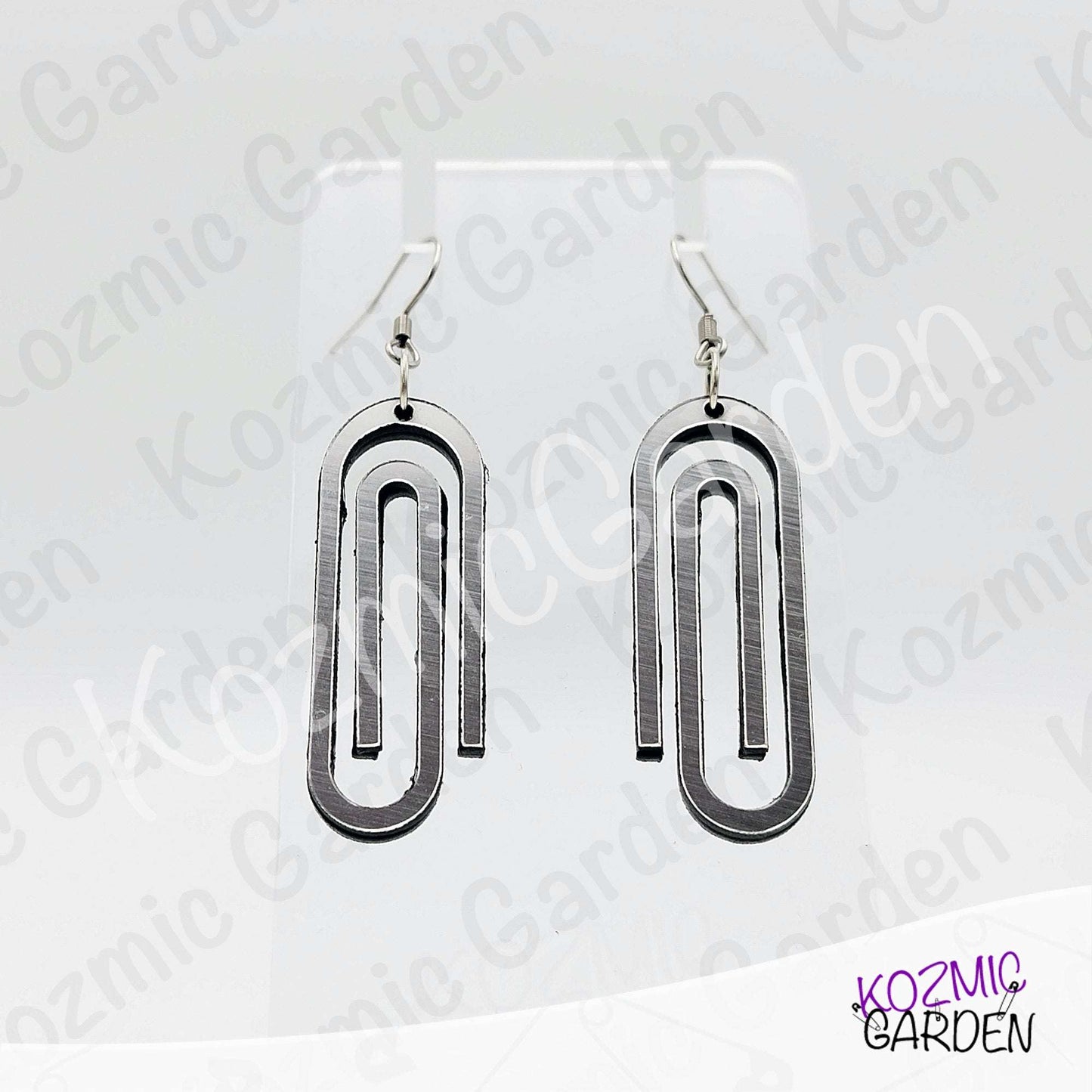 Giant Paper Clip Earrings