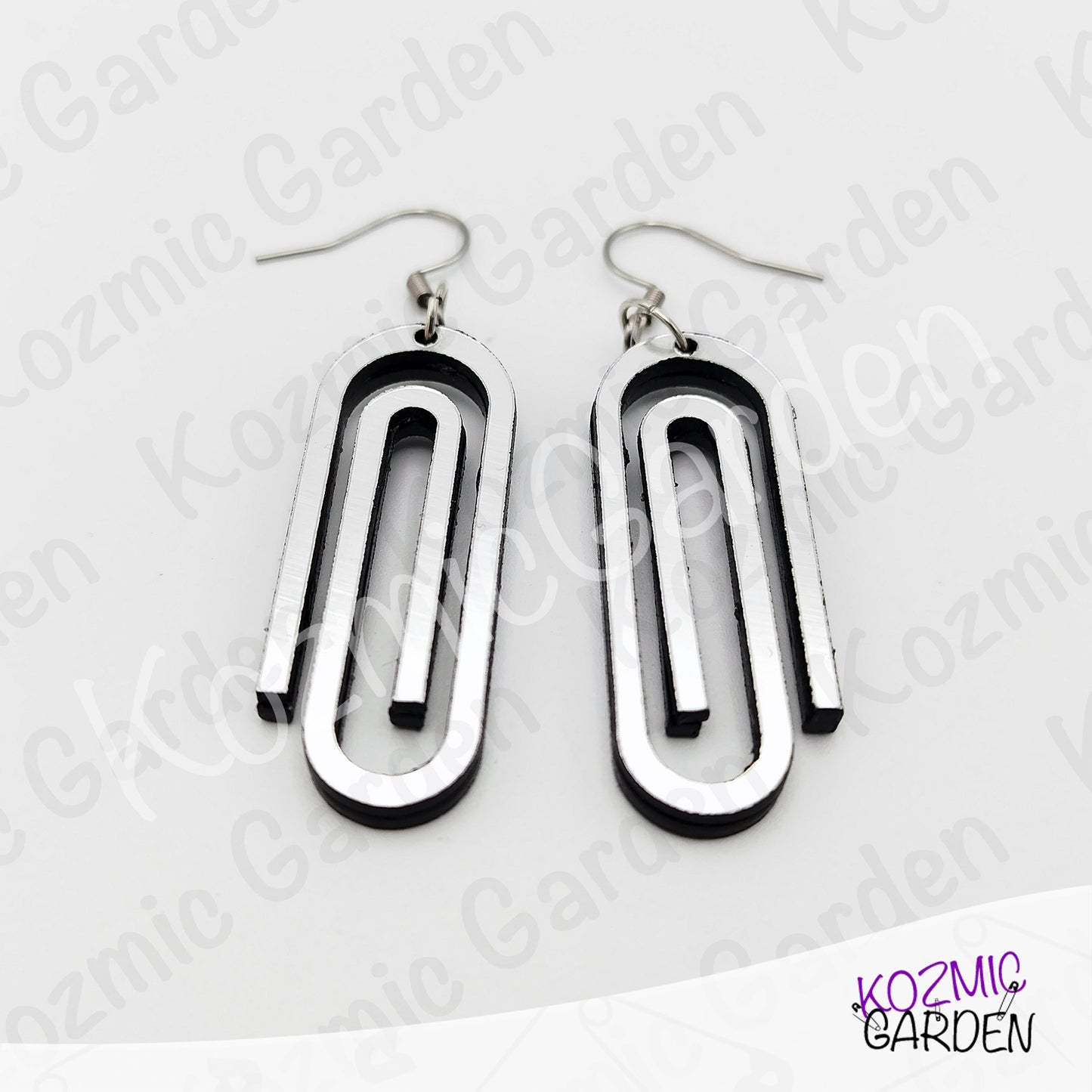 Giant Paper Clip Earrings