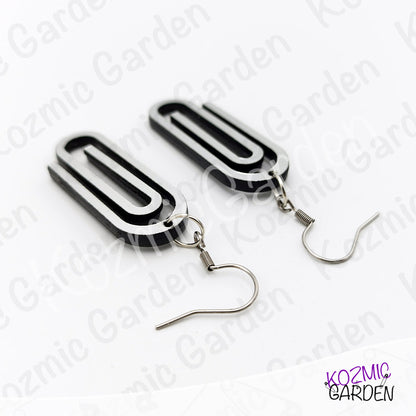 Giant Paper Clip Earrings