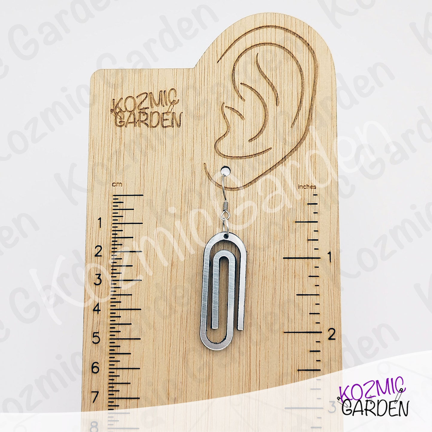 Giant Paper Clip Earrings