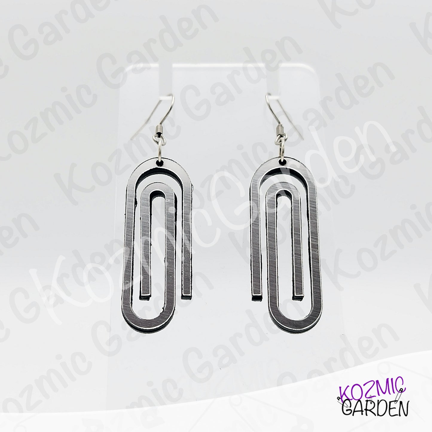 Giant Paper Clip Earrings