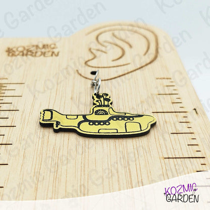 Beatles Yellow Submarine Earrings - All aboard!