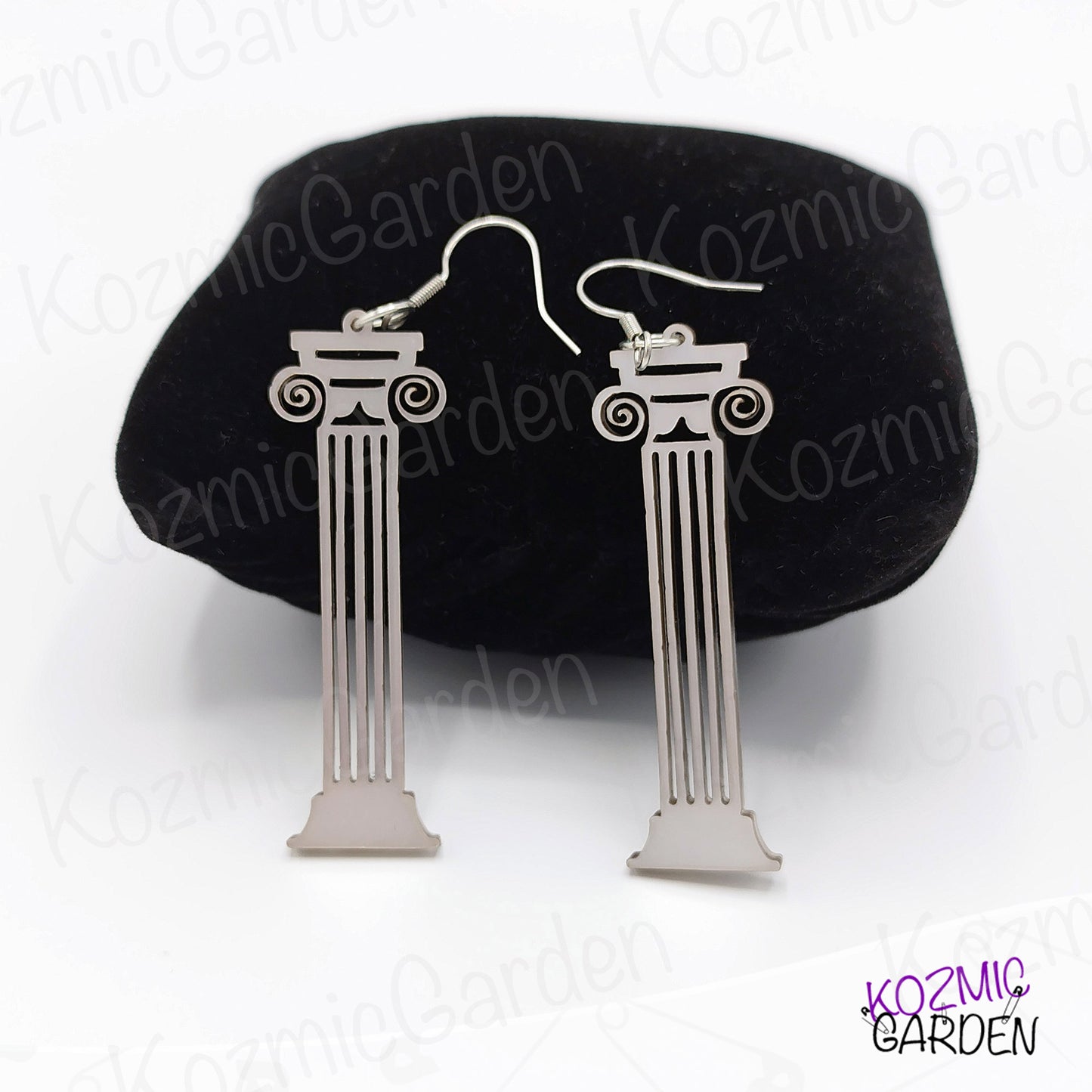 Corinthian Columns Earrings - Greek Architecture Rocks!