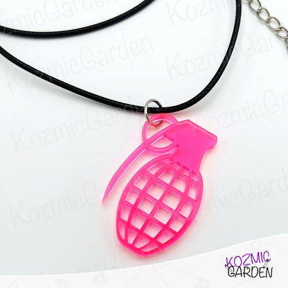 HAND GRENADE PENDANT | Explode onto the Scene!