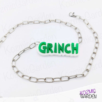 PUNK GRINCH NECKLACE | Are you the Grinch that stole Christmas?