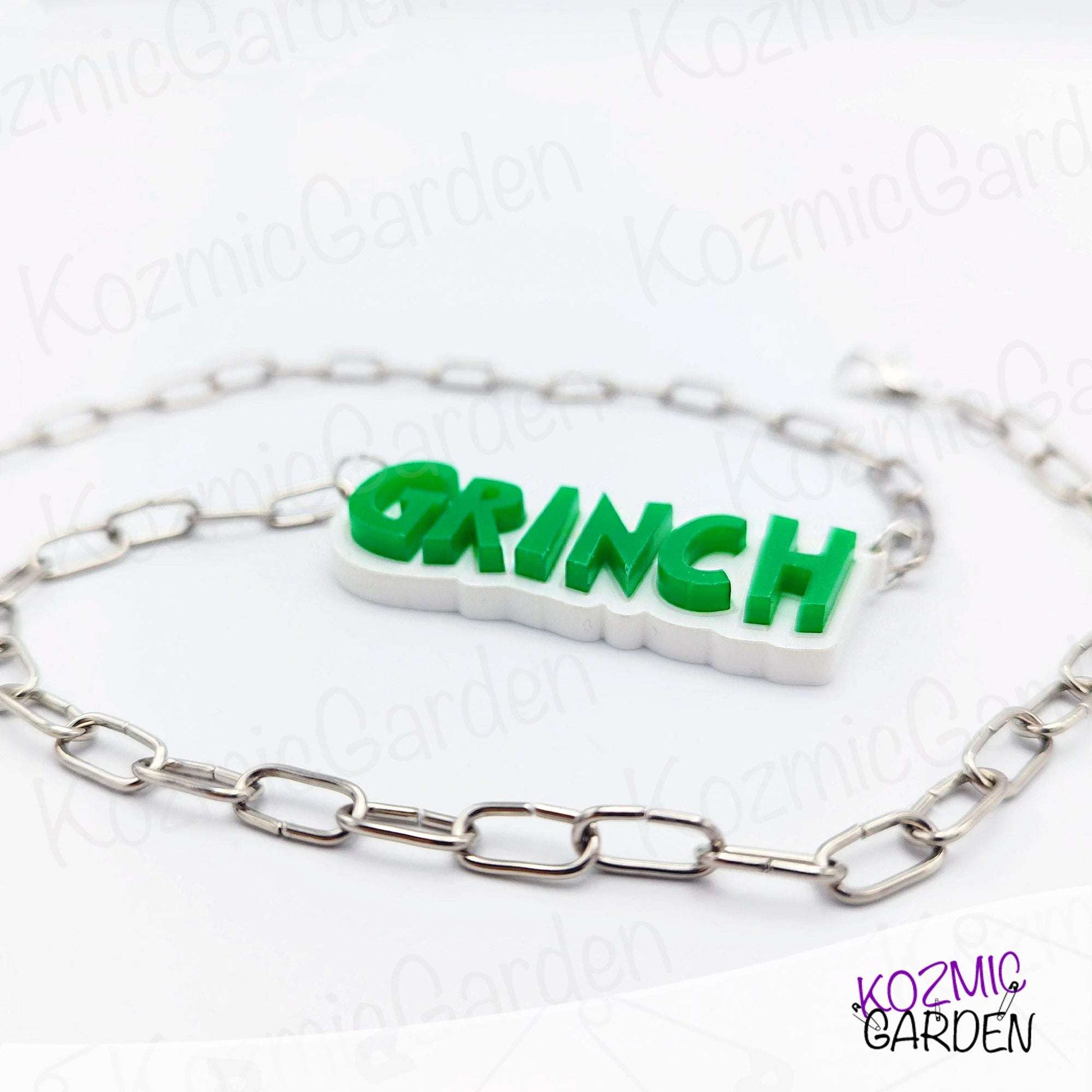 PUNK GRINCH NECKLACE | Are you the Grinch that stole Christmas?