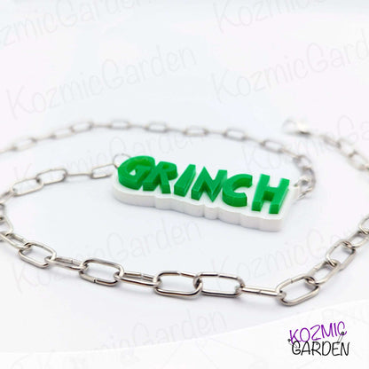 PUNK GRINCH NECKLACE | Are you the Grinch that stole Christmas?
