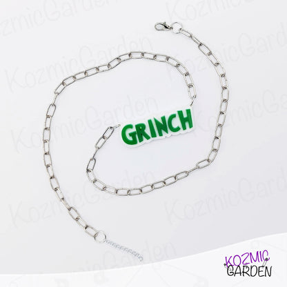 PUNK GRINCH NECKLACE | Are you the Grinch that stole Christmas?