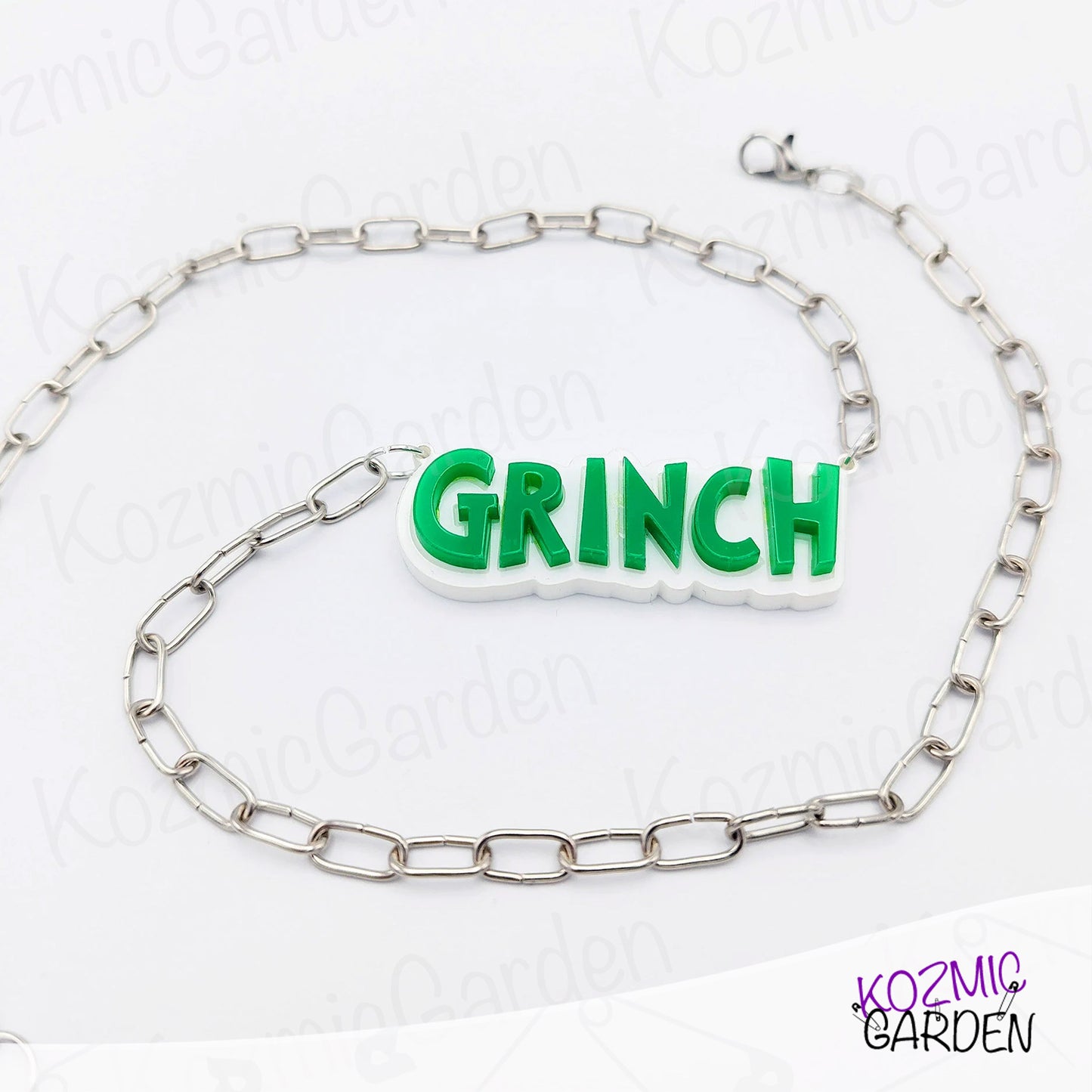 PUNK GRINCH NECKLACE | Are you the Grinch that stole Christmas?