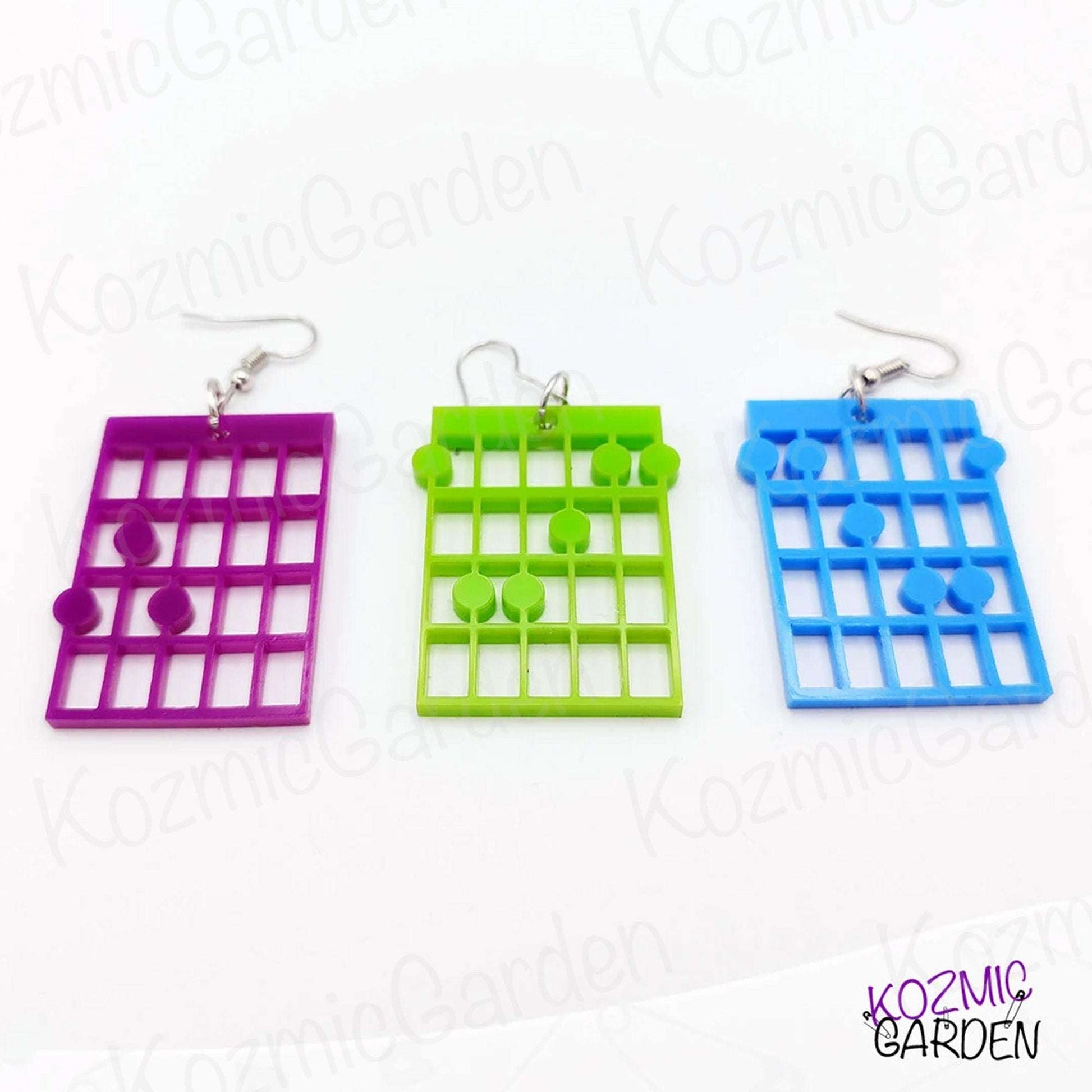 Guitar Chord Earrings and Pendant | Keep on Rockin'