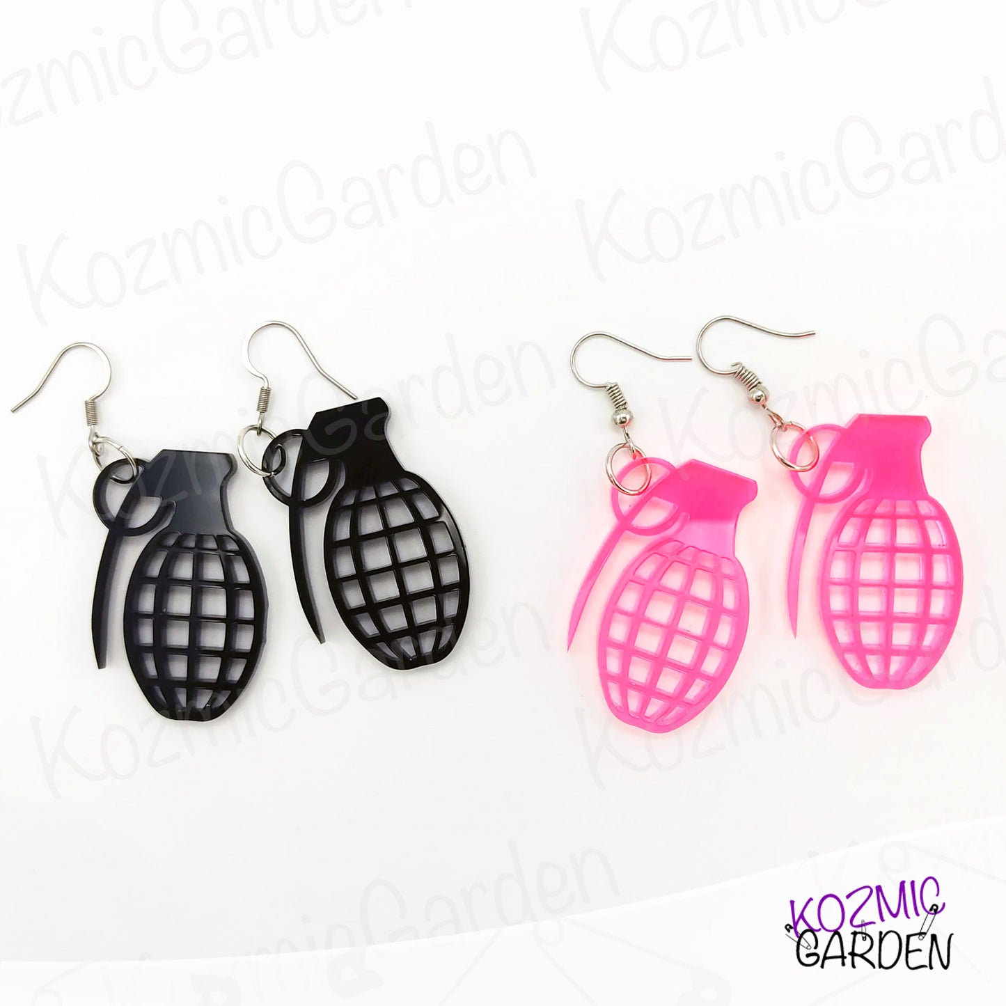 HAND GRENADE EARRINGS | Let your style explode!