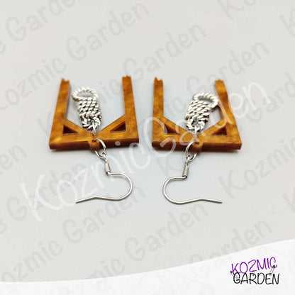 Hangman's Noose Earrings — Gothic Witch Jewelry