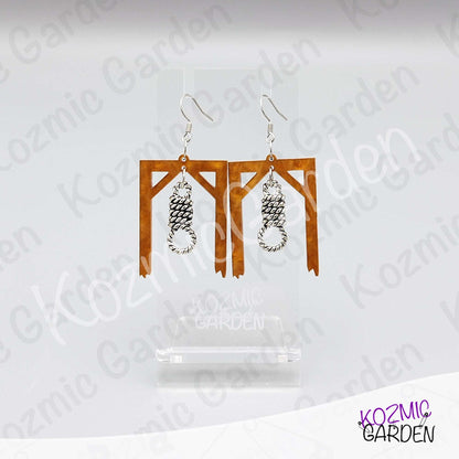 Hangman's Noose Earrings — Gothic Witch Jewelry