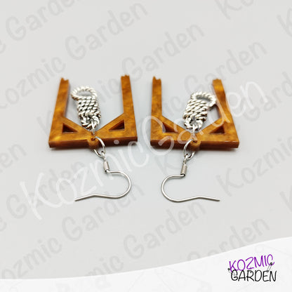 Hangman's Noose Earrings — Gothic Witch Jewelry